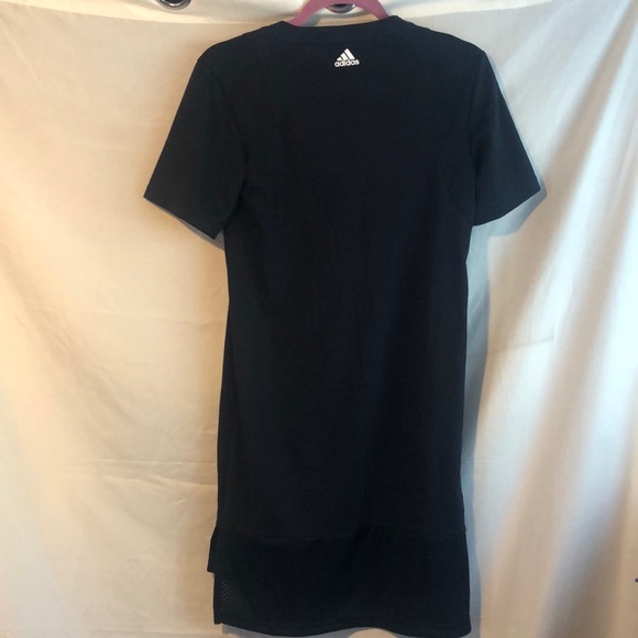 Adidas Mesh Sleeve Tshirt Dress Size XSmall - Picture 5 of 6